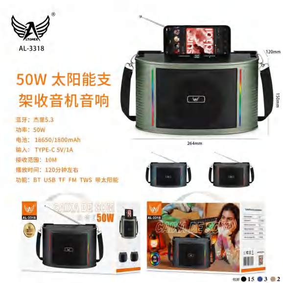 Caixa De Som AL-3318