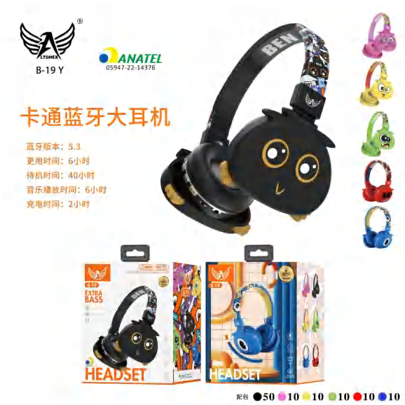 Headset Criança B-19-Y