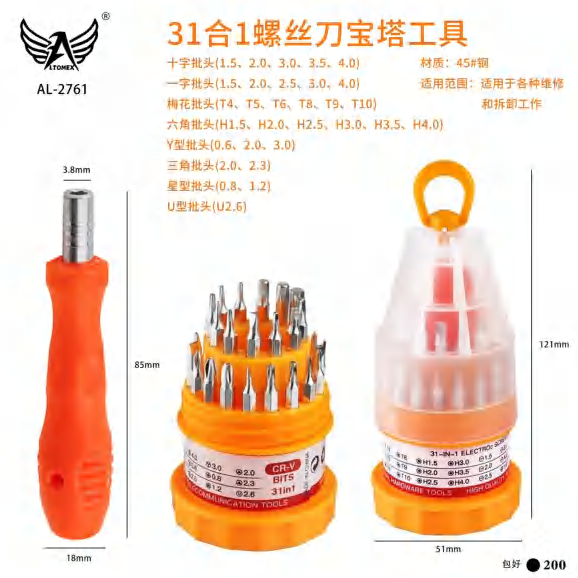 Kit Ferramentas AL-2761