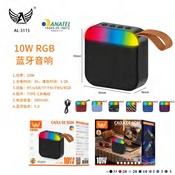 Caixa De Som AL-3115