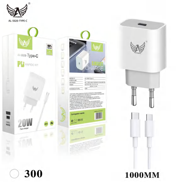 Carregador AL-5020-TYPE-C