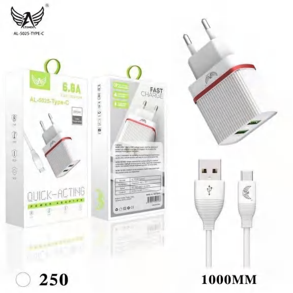 Carregador AL-5025-TYPE-C