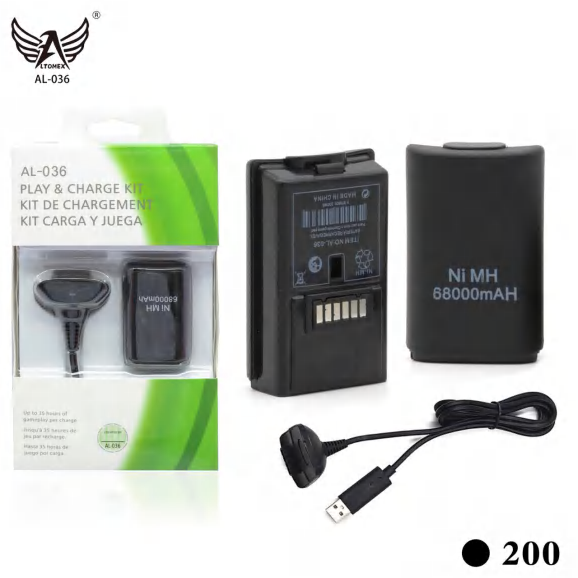Carregador E Bateria 360 AL-036-NOVA