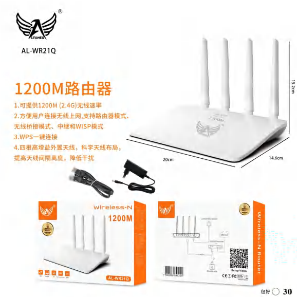 Roteador De Wifi AL-WR21Q