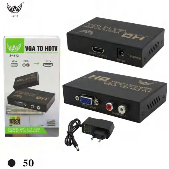 Conversor Vga P/hdmi J-4112