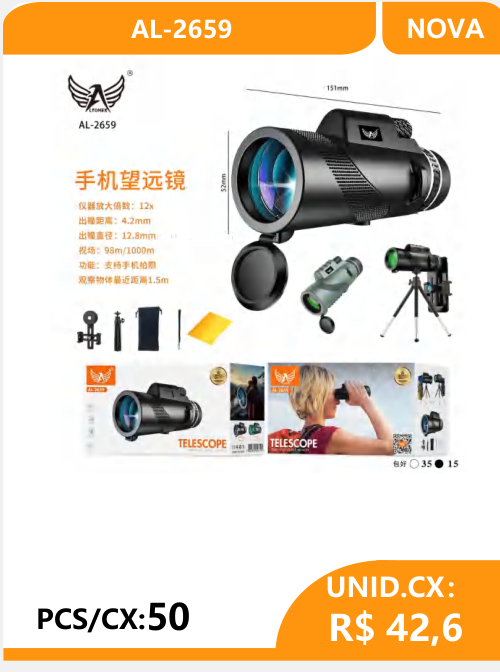 Telescopio Monocular AL-2659