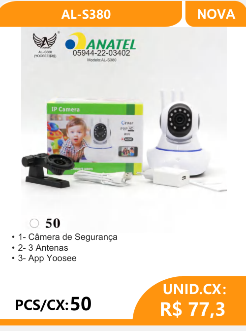 Camera de Seguranca AL-S380