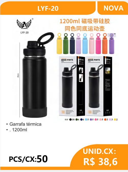 Garrafa Térmica 1200ml LYF-20 - 2