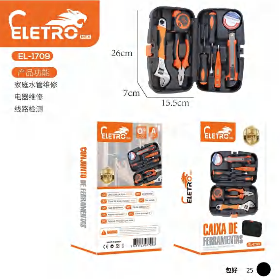 Caixa De Ferramentas EL-1709