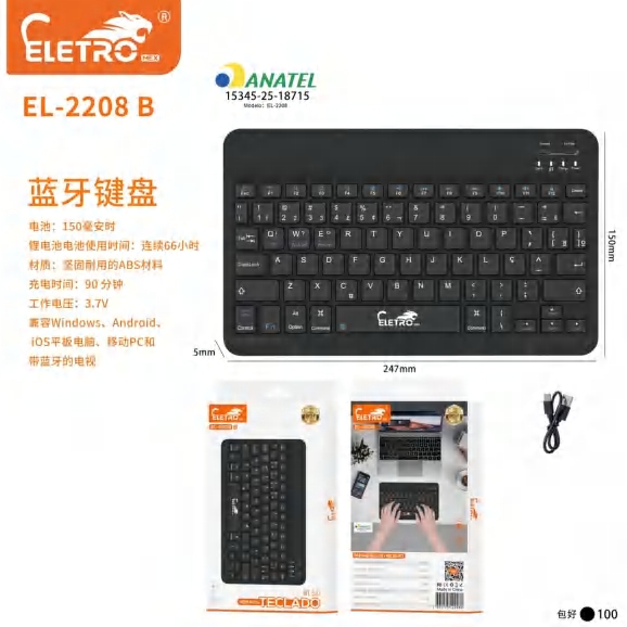 Teclado EL-2208-B