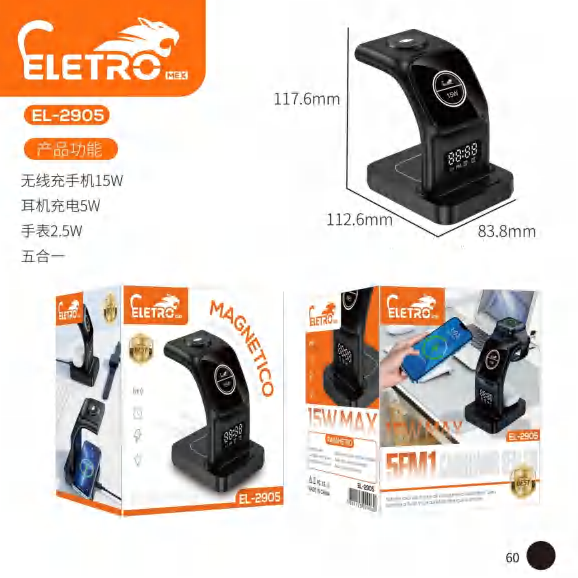 Carregamento Por Indução 15w EL-2905