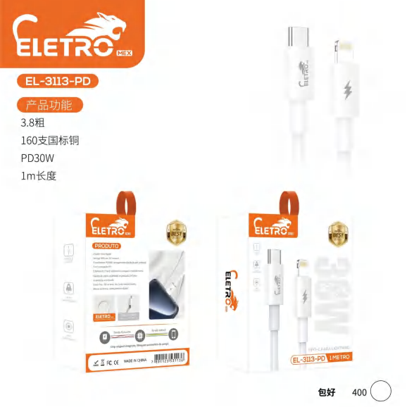 Cabo Carregador Pd EL-3113-PD