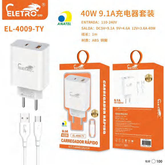 Carregador EL-4009-TY