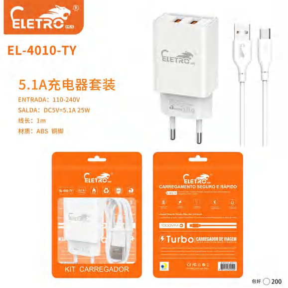 Carregador EL-4010-TY-NOVA