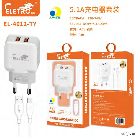 Carregador EL-4012-TY-NOVA