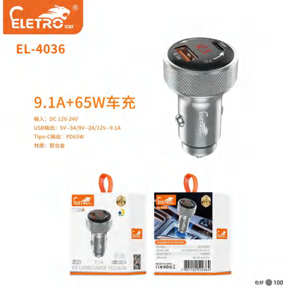 Carregador EL-4036