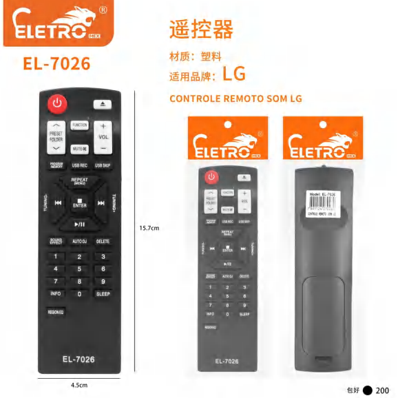 Controlo Remoto EL-7026
