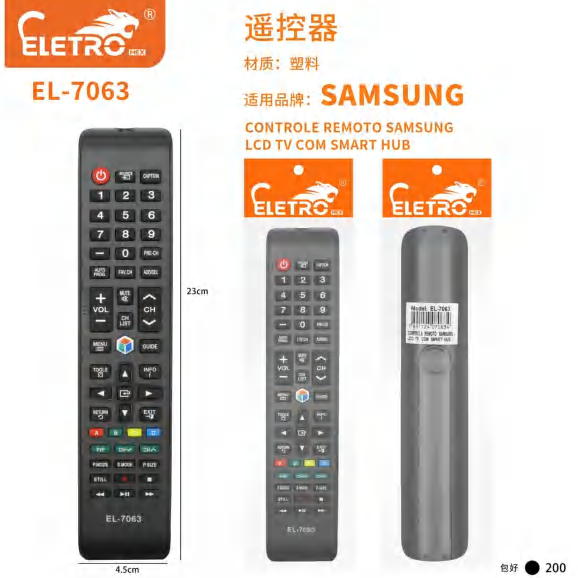 Controlo Remoto EL-7063