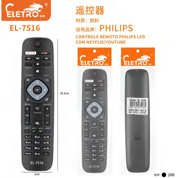 Controlo Remoto EL-7516