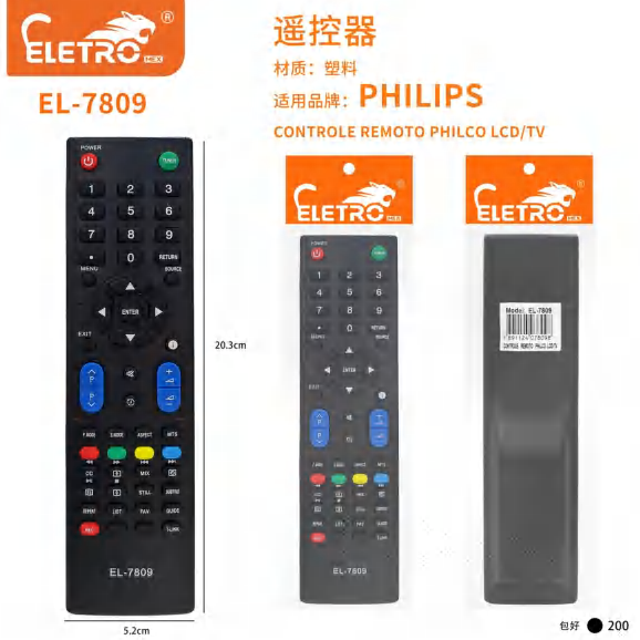 Controle Remoto EL-7809