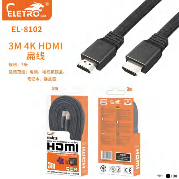 Cabo Hdmi EL-8102